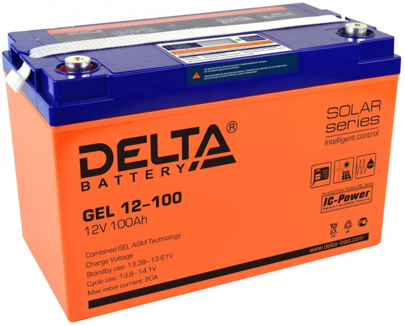 Аккумуляторная батарея DELTA GEL 12-100 Аккумуляторная батарея DELTA GEL 12-100